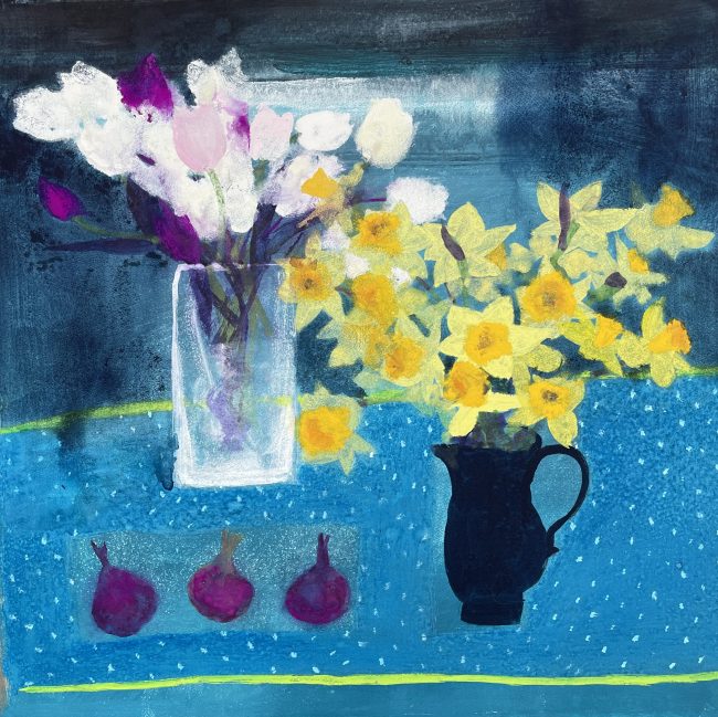 Spring flowers and figs