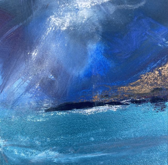 A break in the clouds