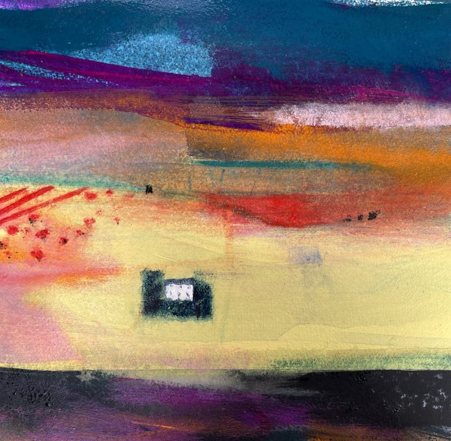 House at Ulinish 30 x 30 cm|£800